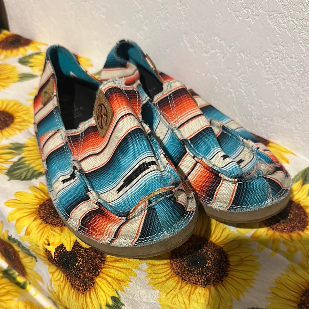 Twisted X HOOey Women's Sunset Serape Slip-On Loafers